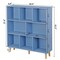 3-Tier 8 Cube Wood Open Shelf Bookcase Storage Organizer.